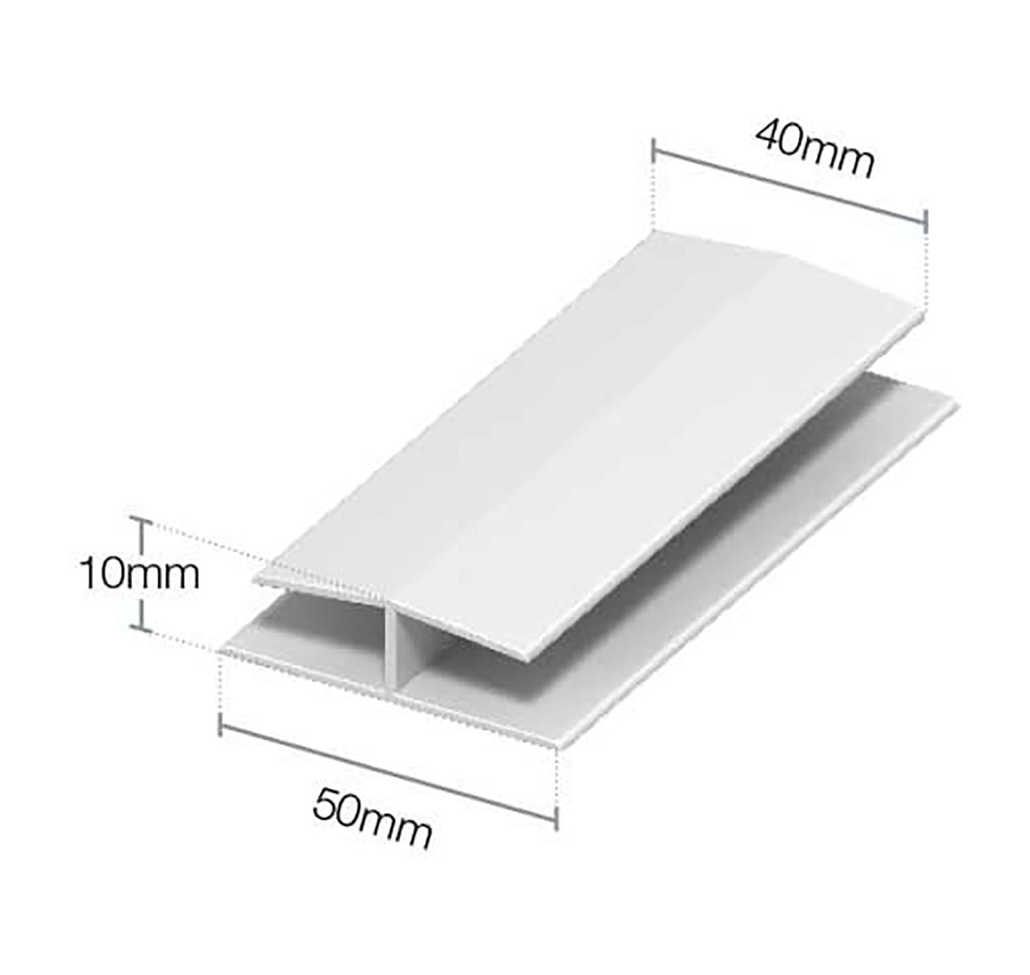 Soffit/utility board trims (joint & starter/end cap)