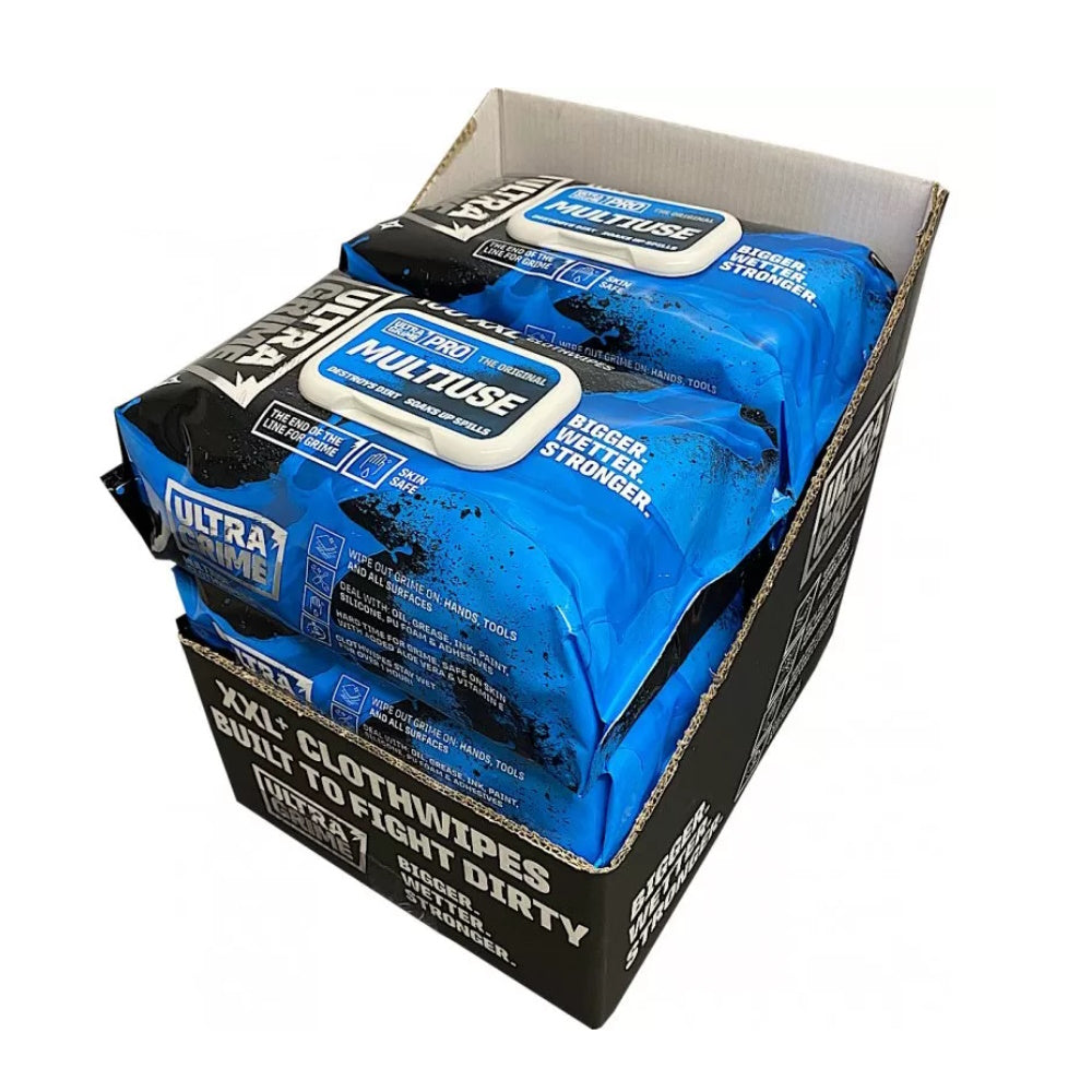 Ultra Grime Blue wipes 100 pk (Case of 6)